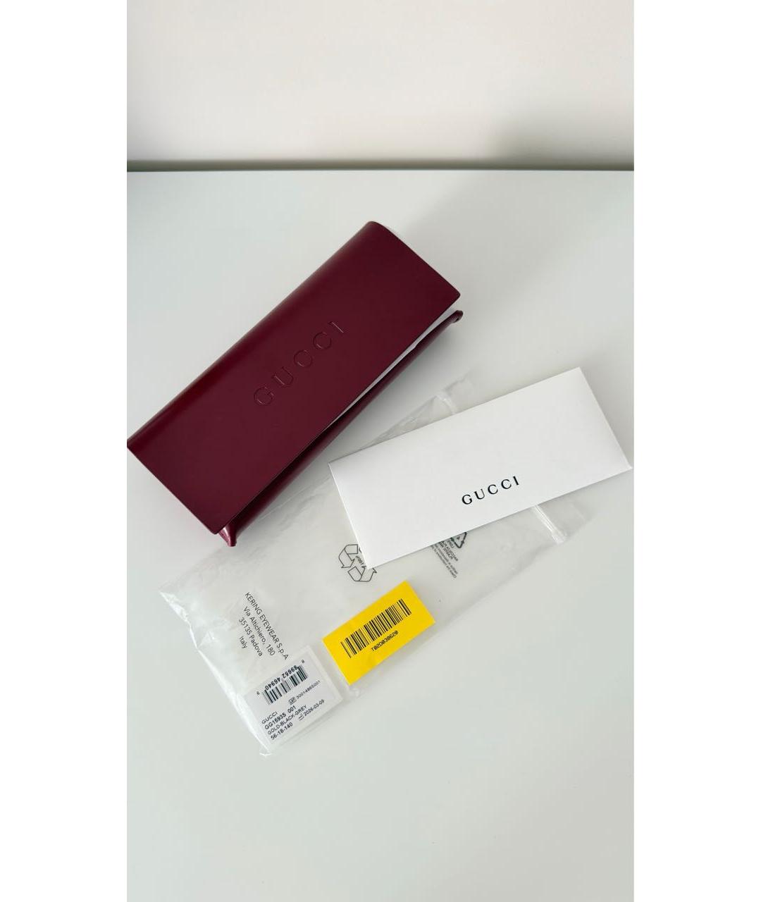 GUCCI Золотые солнцезащитные очки, фото 6