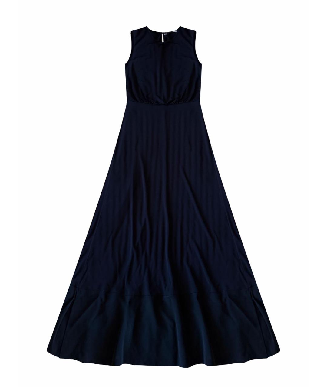MAX MARA Черное вискозное повседневное платье, фото 5