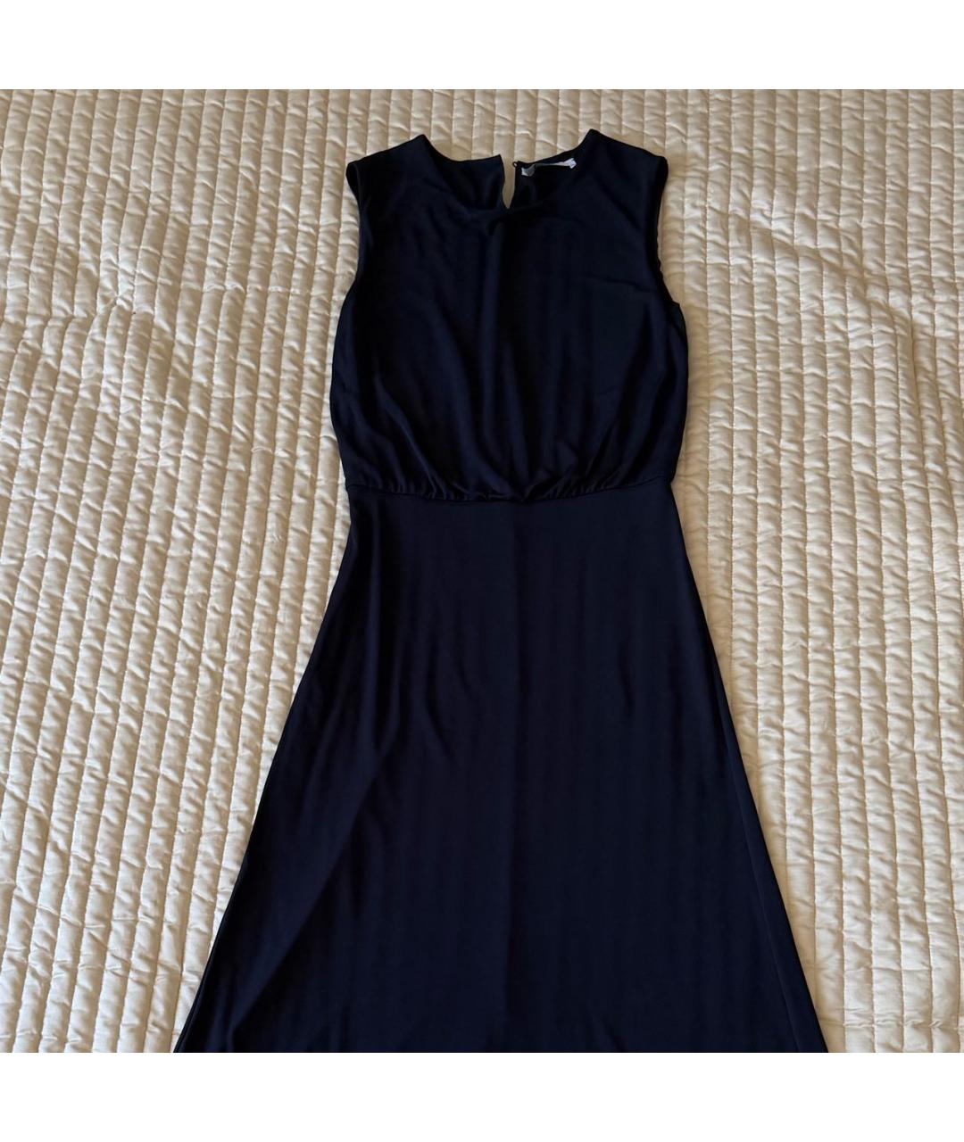 MAX MARA Черное вискозное повседневное платье, фото 4