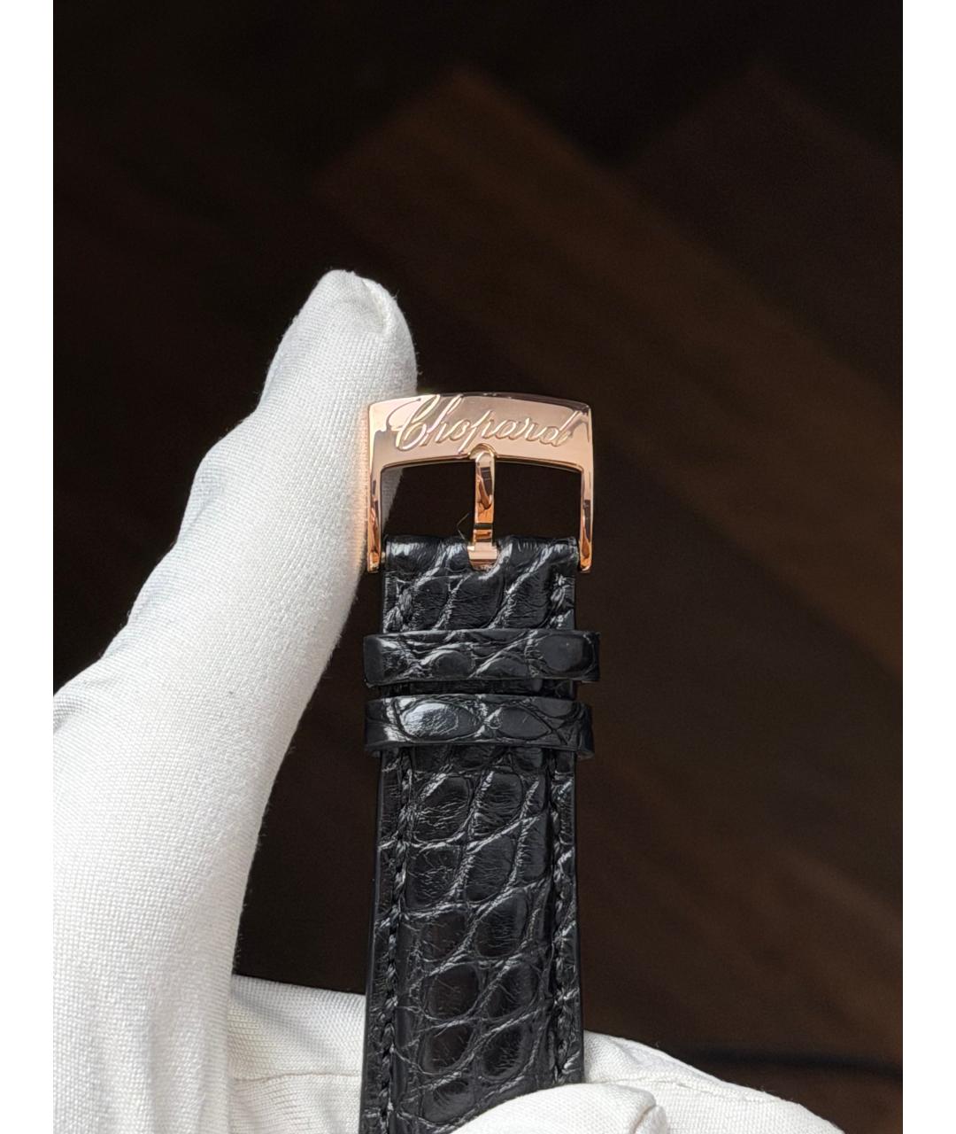 CHOPARD Белые часы из розового золота, фото 8