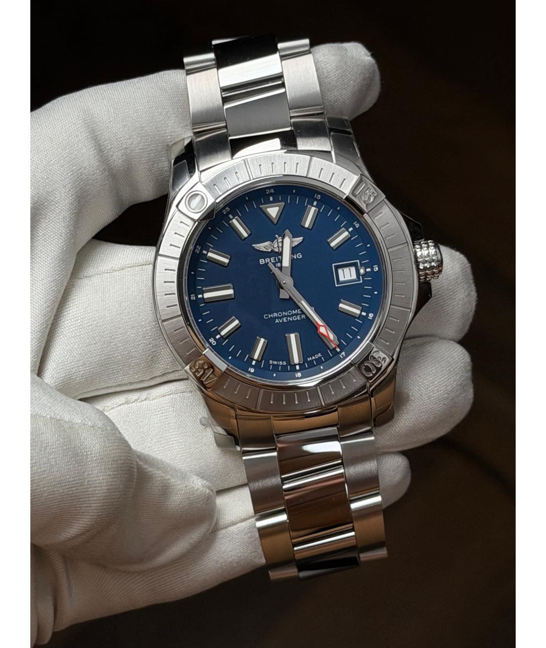 BREITLING Темно-синие часы, фото 3