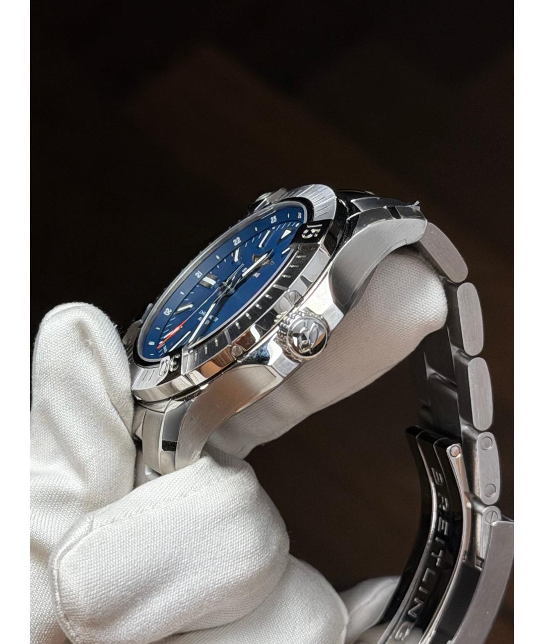BREITLING Темно-синие часы, фото 5
