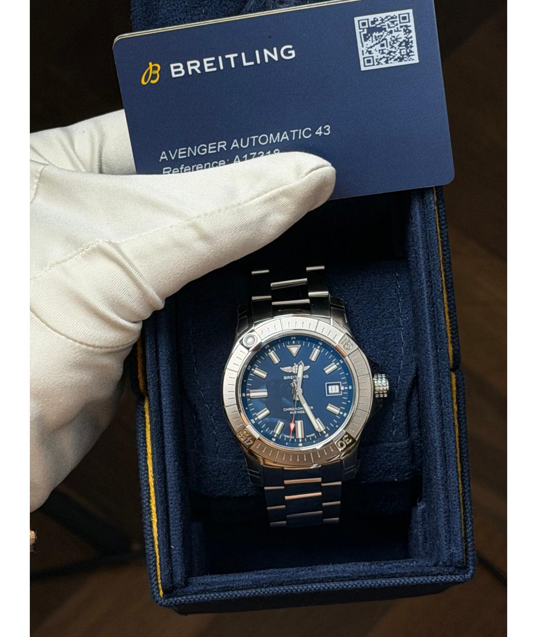 BREITLING Темно-синие часы, фото 2