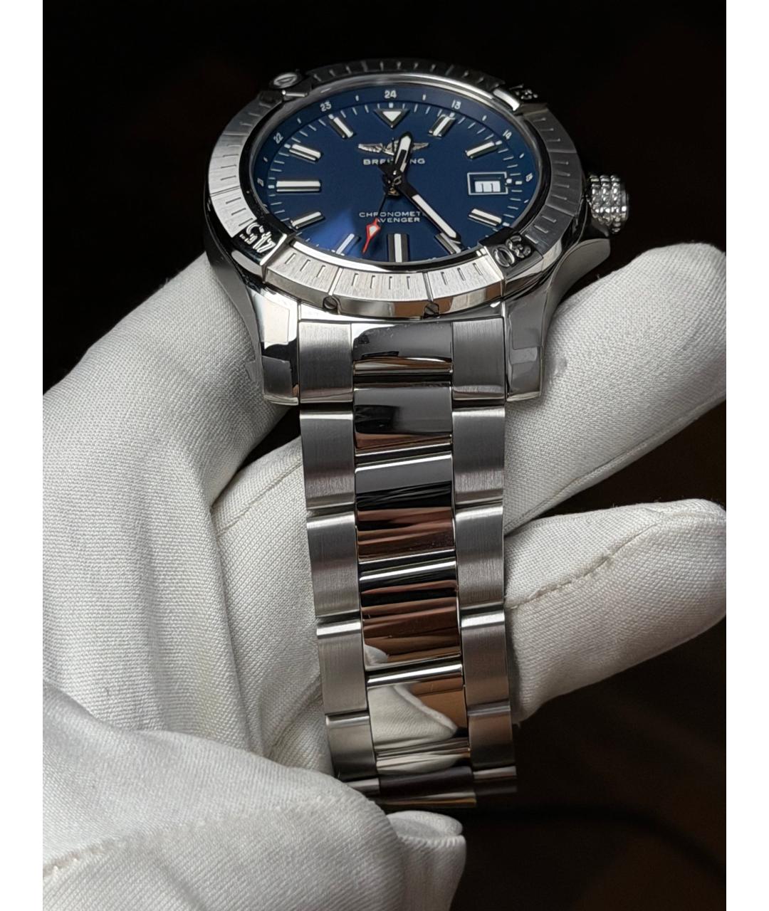 BREITLING Темно-синие часы, фото 7