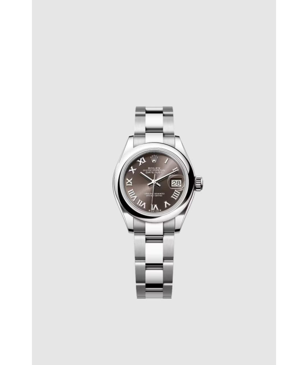 ROLEX Коричневые металлические часы, фото 2
