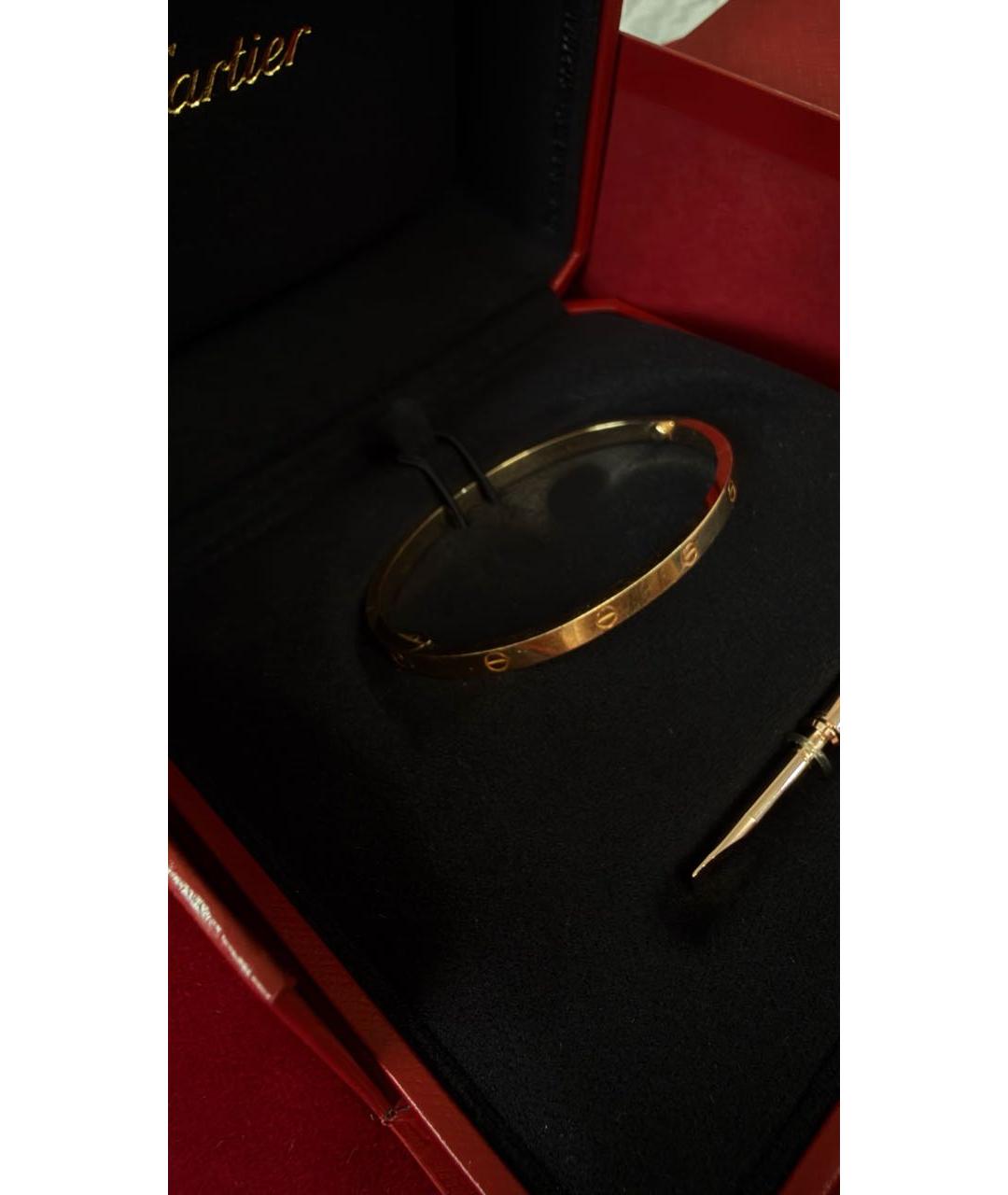 CARTIER Розовый браслет из розового золота, фото 3