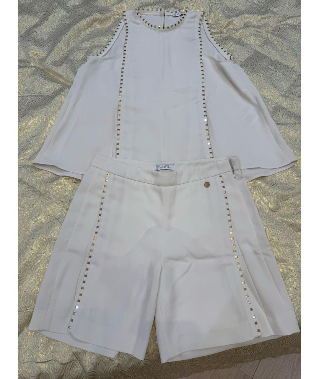 VERSACE COLLECTION Белый костюм с брюками, фото 5