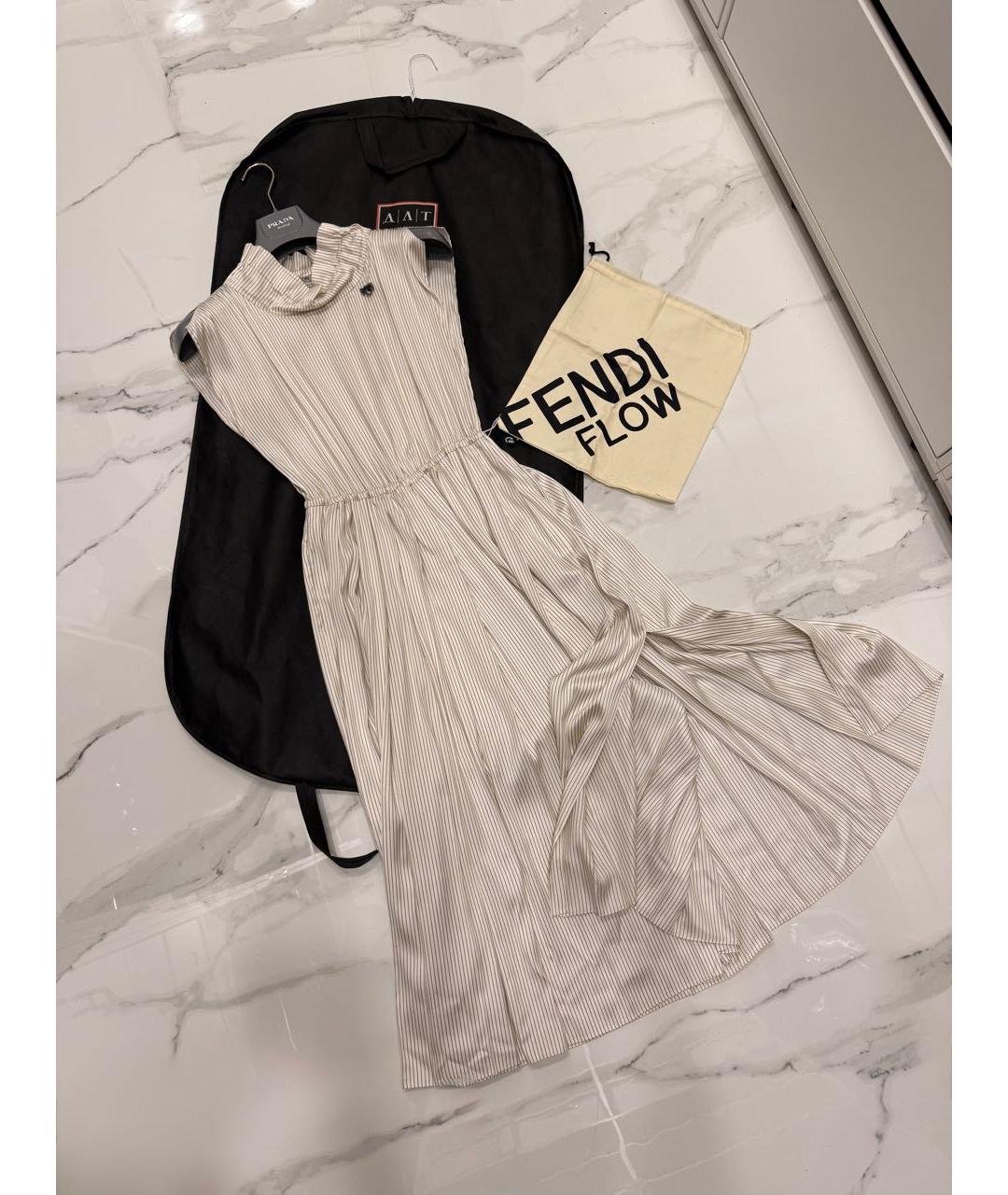 FENDI Шелковое повседневное платье, фото 2
