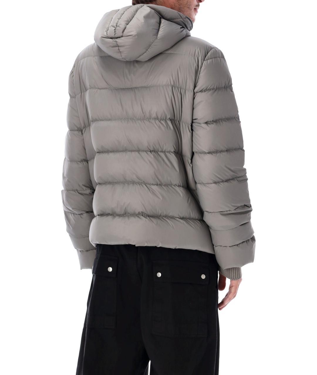 RICK OWENS Синий полиамидовый пуховик, фото 2