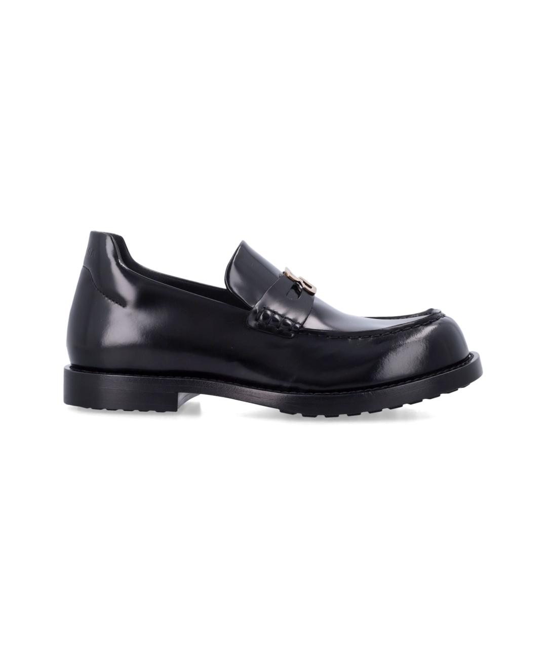BALENCIAGA Черные кожаные лоферы, фото 4