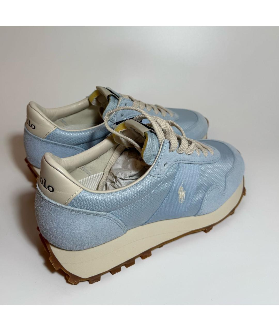 POLO RALPH LAUREN Голубые кроссовки, фото 4
