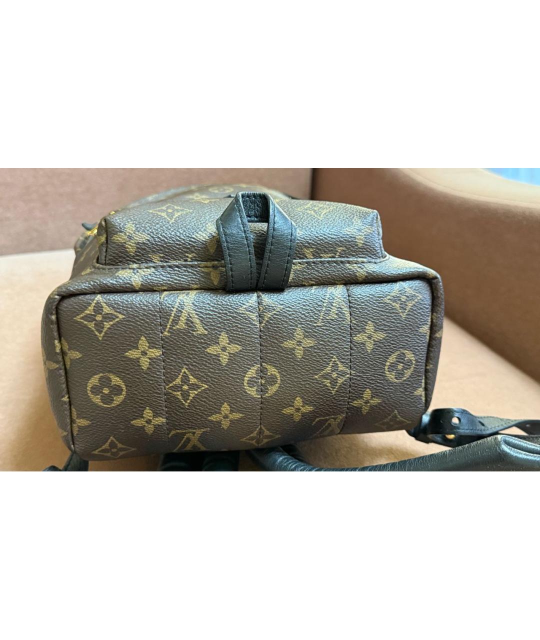 LOUIS VUITTON Коричневый рюкзак из канвы, фото 5