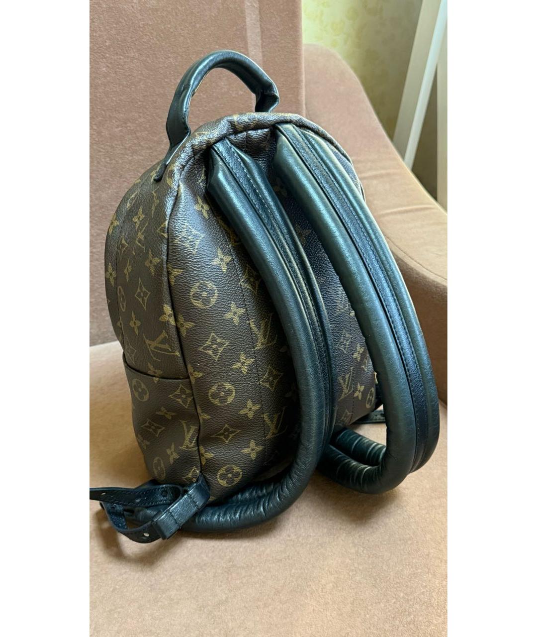 LOUIS VUITTON Коричневый рюкзак из канвы, фото 2