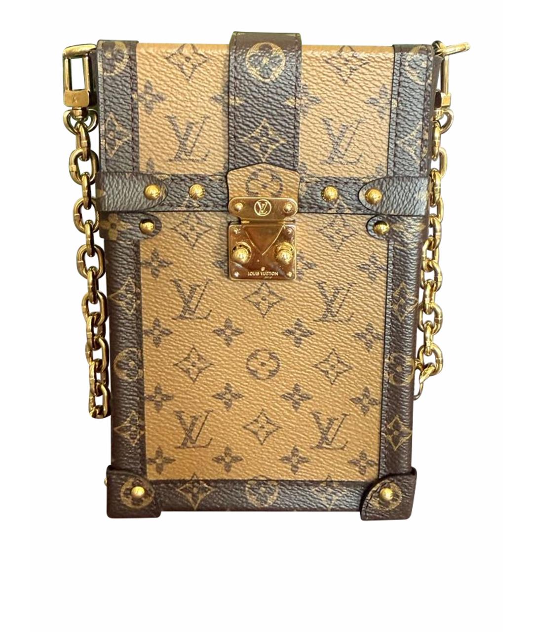 LOUIS VUITTON Коричневая сумка через плечо из канвы, фото 1