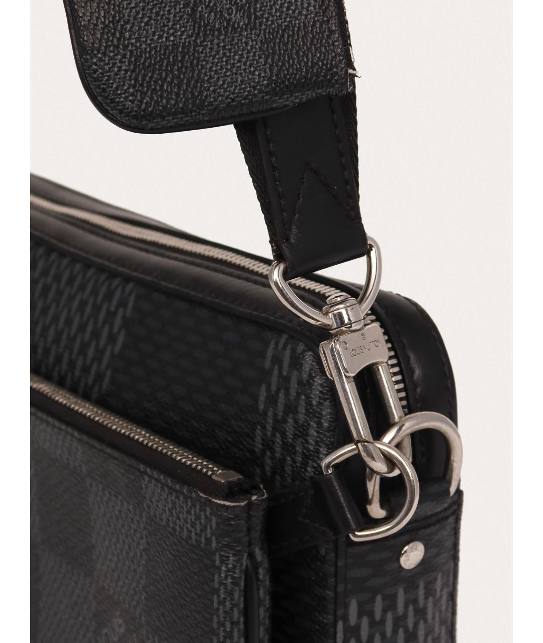 LOUIS VUITTON Черная сумка на плечо, фото 5