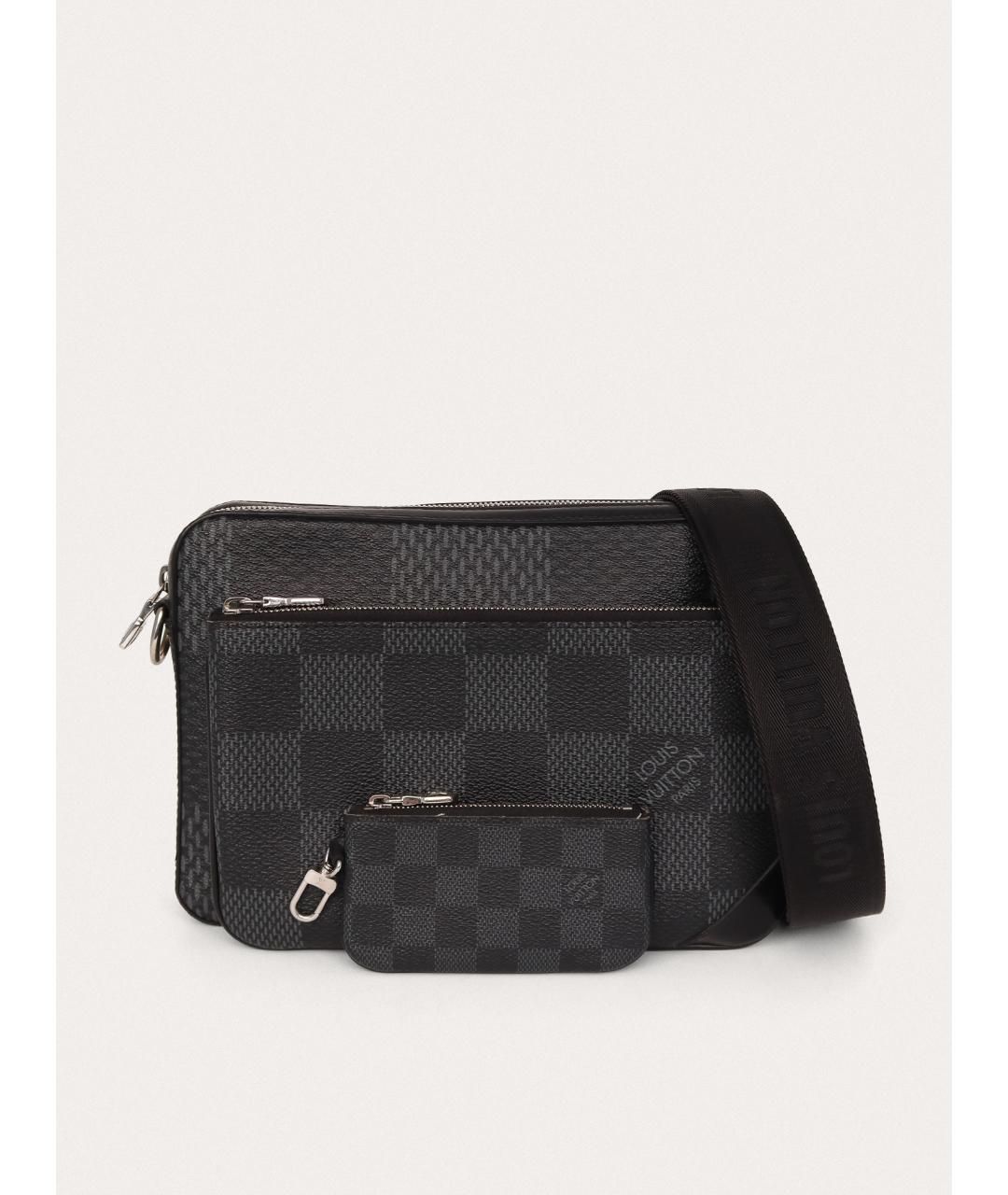 LOUIS VUITTON Черная сумка на плечо, фото 9