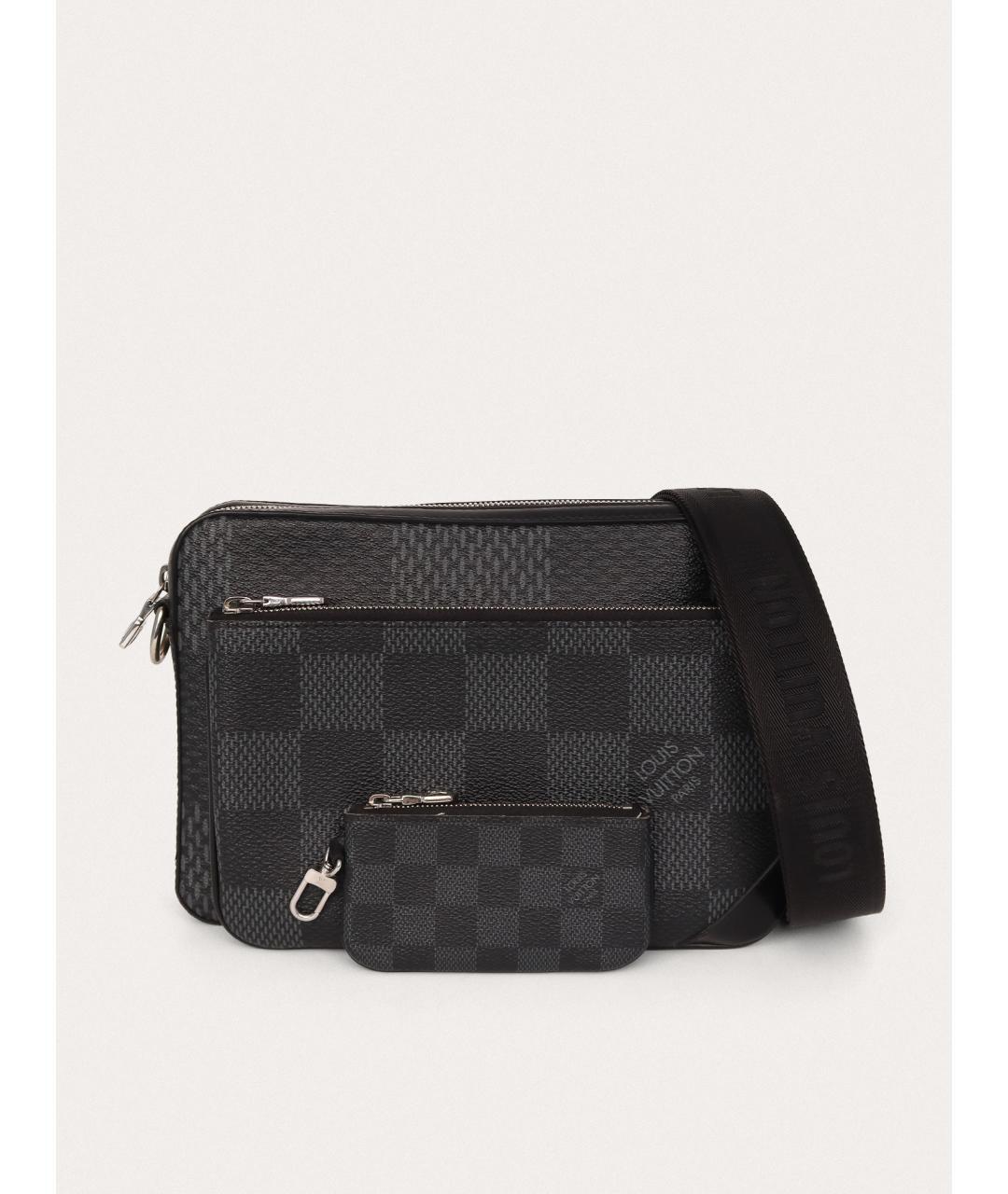 LOUIS VUITTON Черная сумка на плечо, фото 1