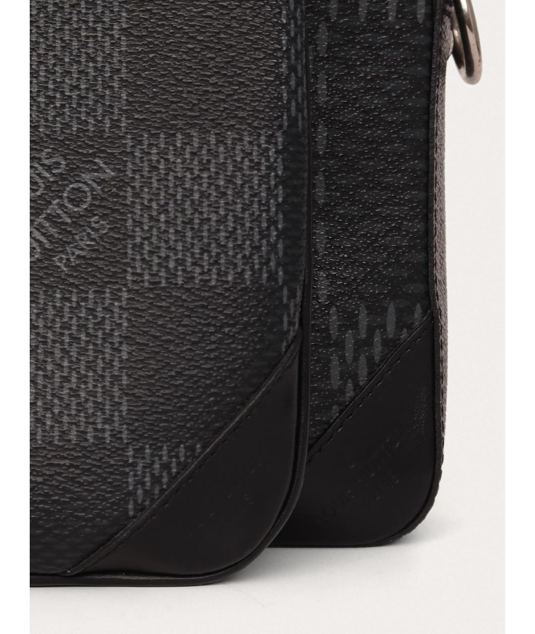 LOUIS VUITTON Черная сумка на плечо, фото 6