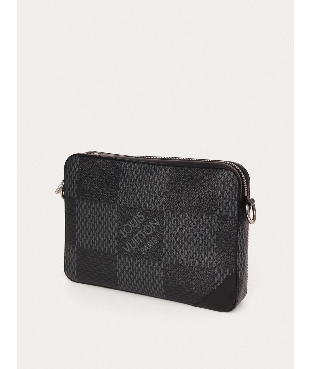 LOUIS VUITTON Черная сумка на плечо, фото 2