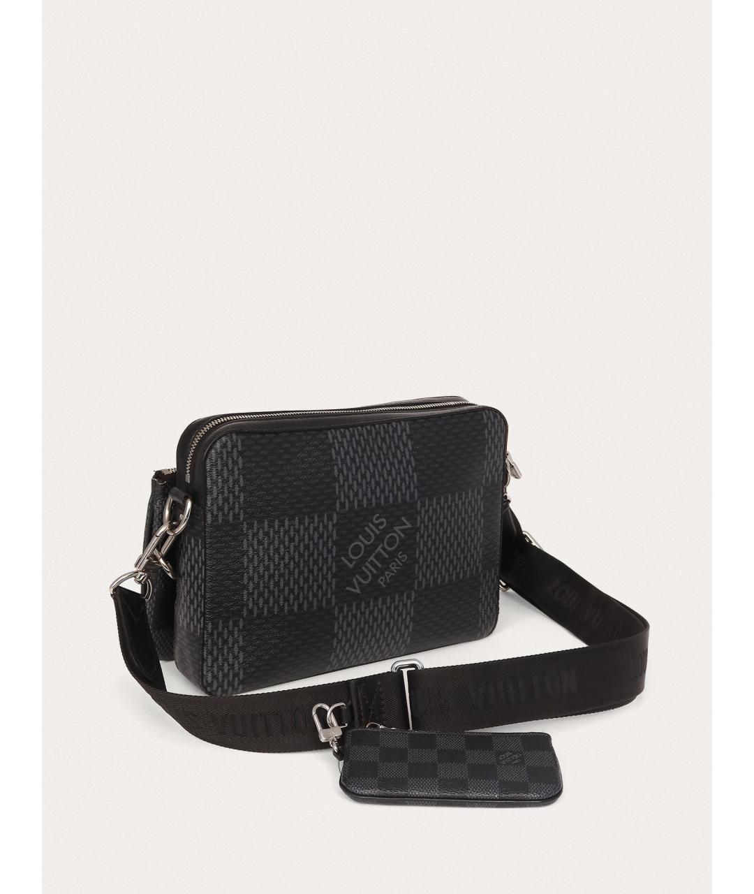 LOUIS VUITTON Черная сумка на плечо, фото 3