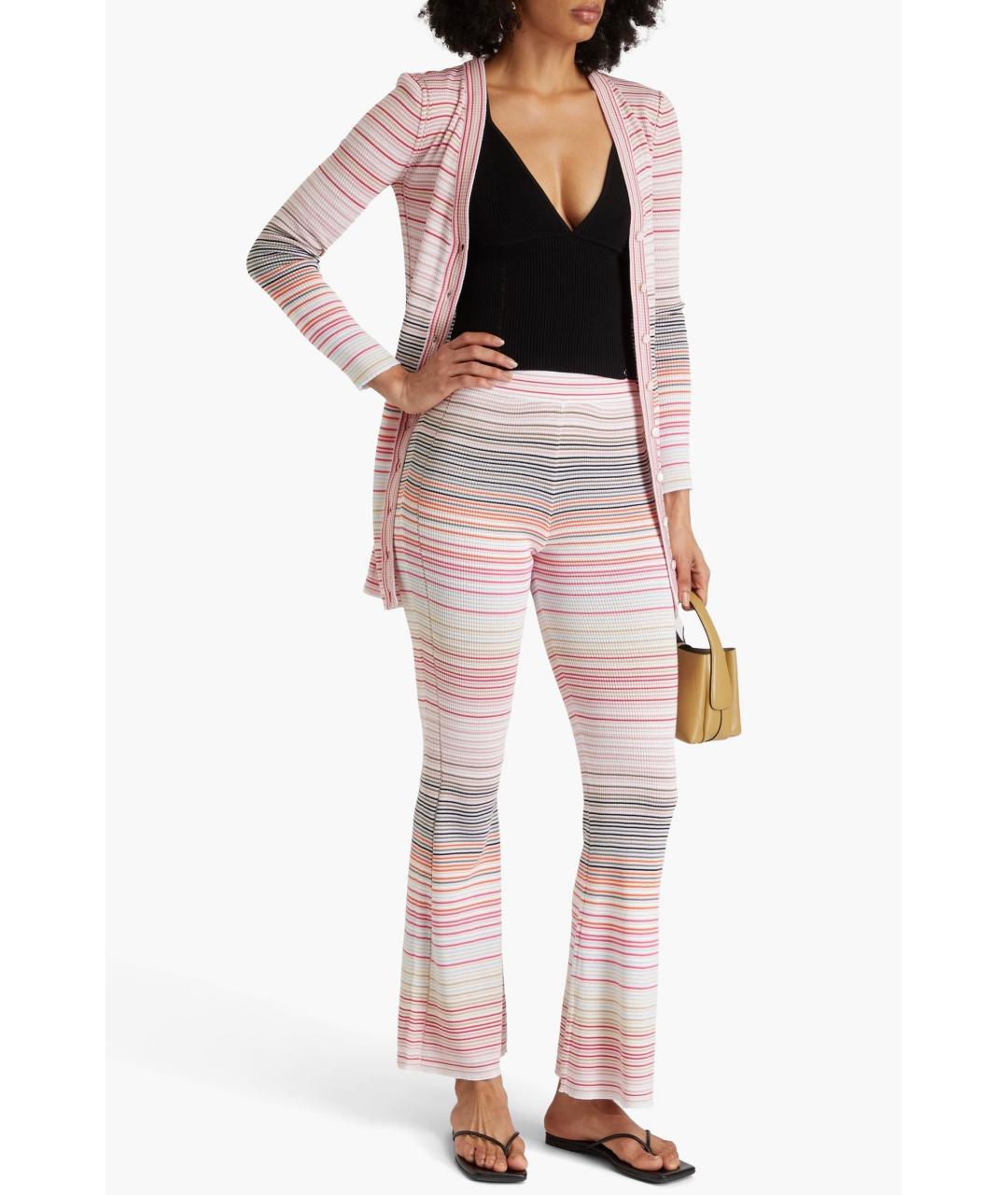 MISSONI Белые хлопковые брюки узкие, фото 2