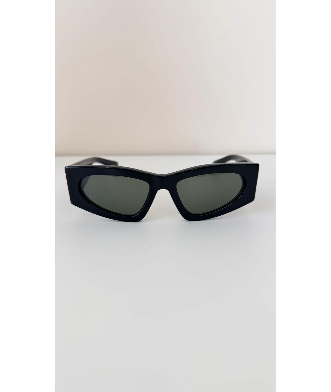 GUCCI Черные пластиковые солнцезащитные очки, фото 4