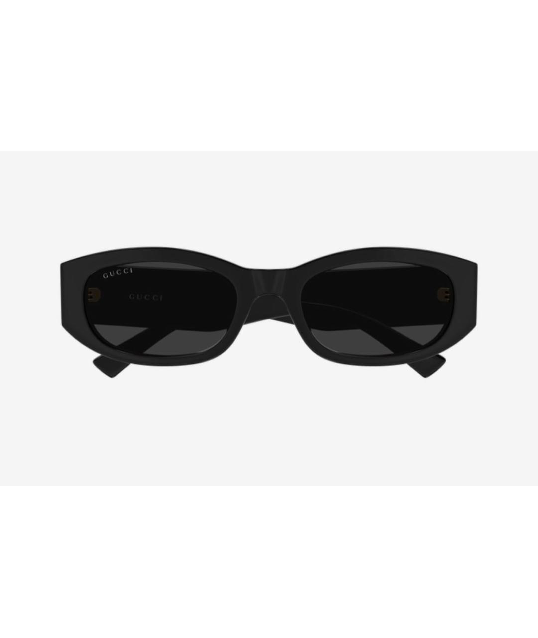 GUCCI Черные пластиковые солнцезащитные очки, фото 2