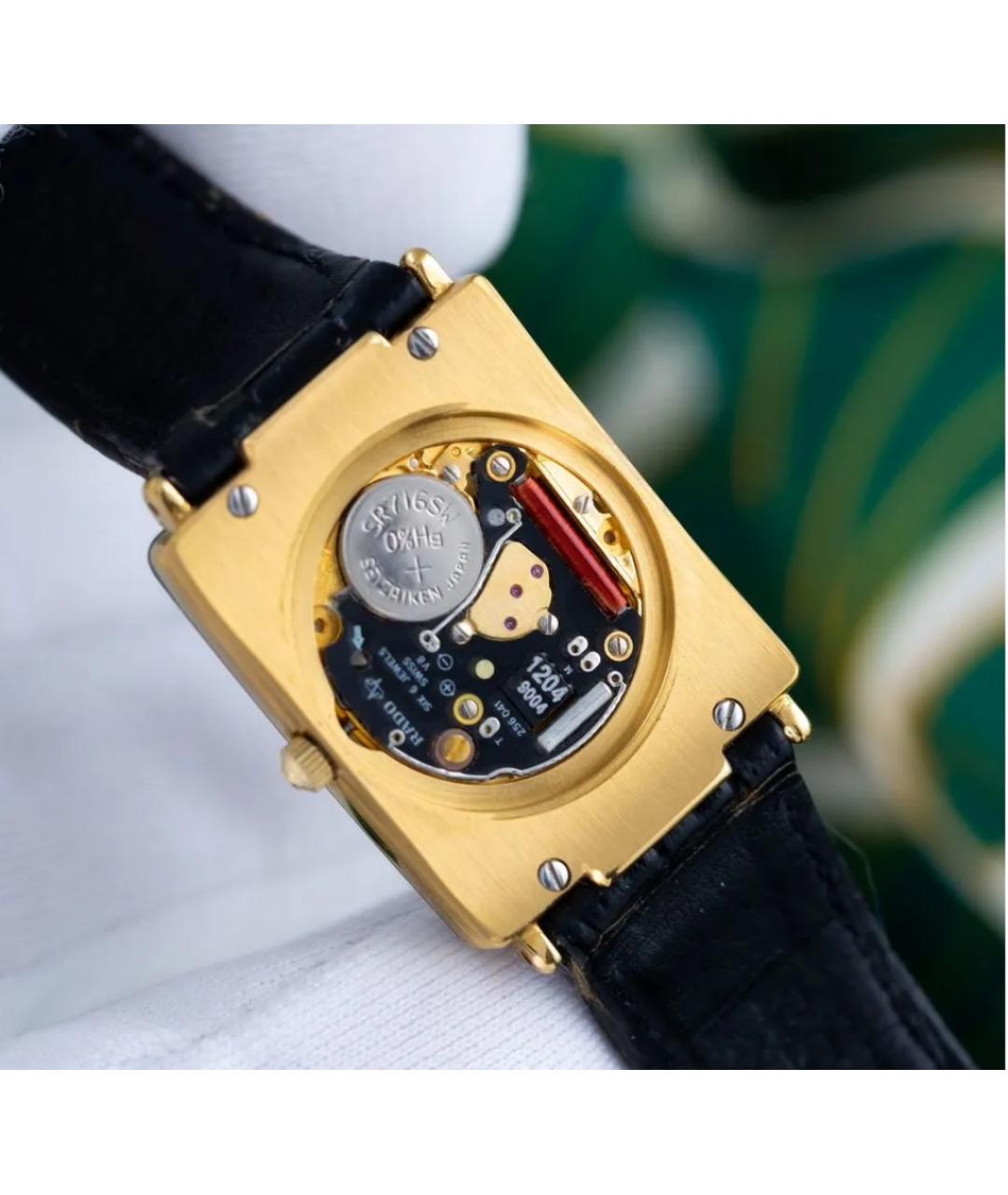 RADO Черные позолоченные часы, фото 6