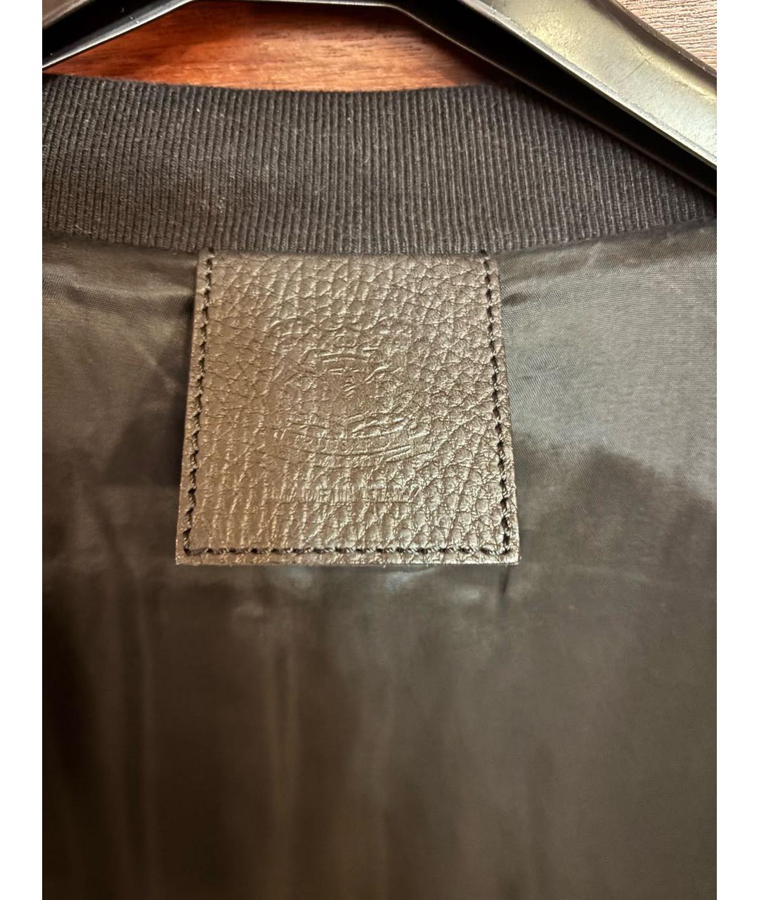TRUSSARDI Черная замшевая куртка, фото 3