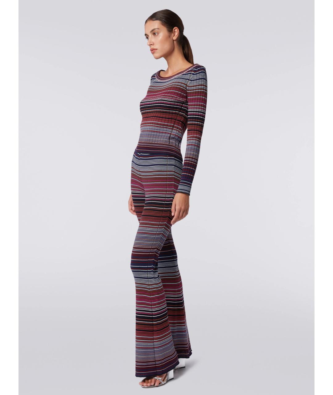 MISSONI Мульти хлопковые брюки узкие, фото 3