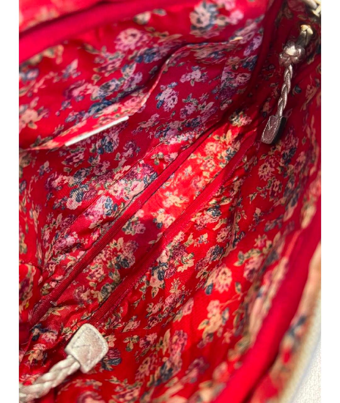 GUCCI Серебряная кожаная сумка через плечо, фото 5
