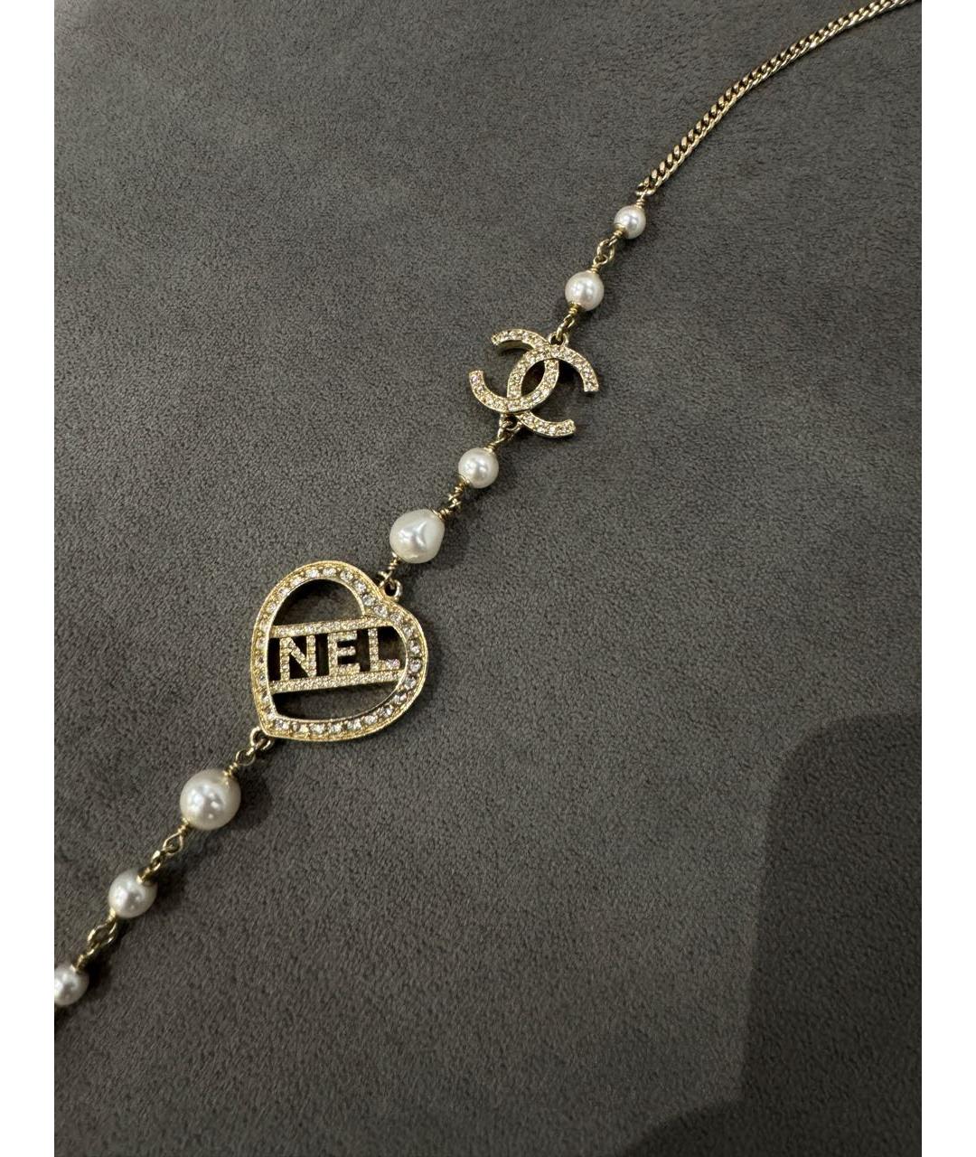 CHANEL Золотое колье, фото 3