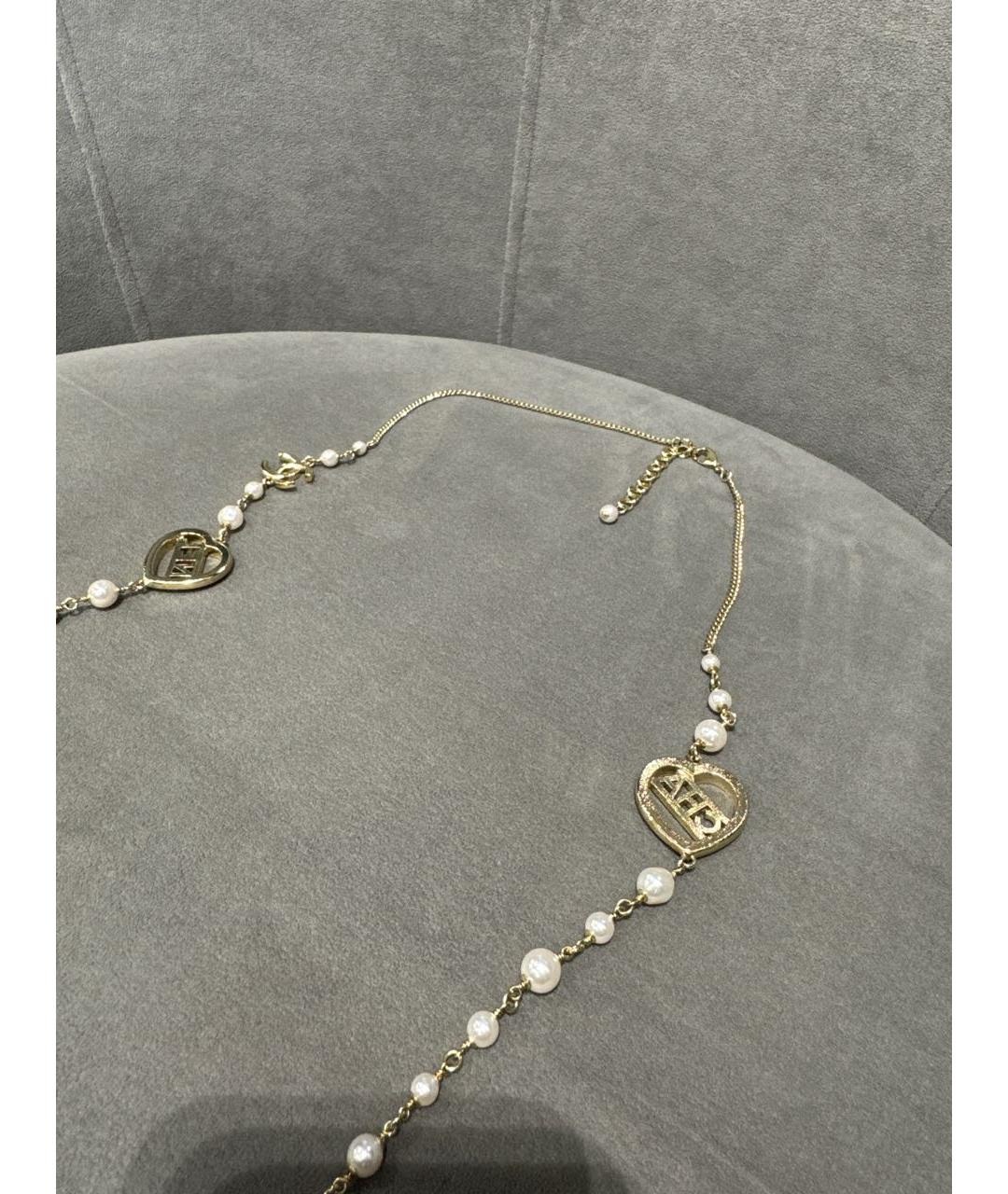 CHANEL Золотое колье, фото 2