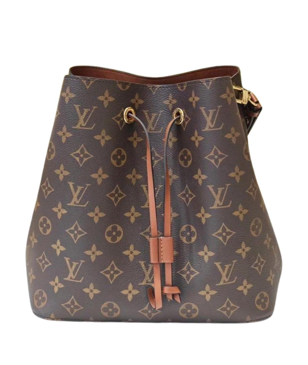 LOUIS VUITTON Коричневая сумка через плечо из канвы, фото 1