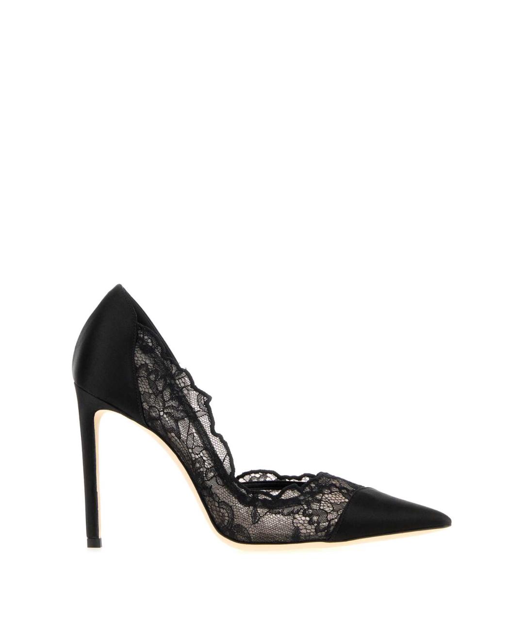 JIMMY CHOO Черные кожаные туфли, фото 1
