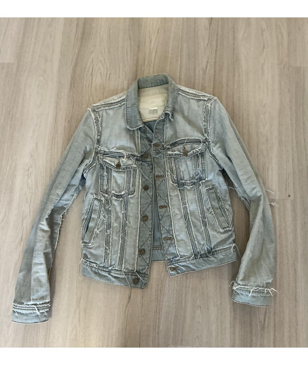 MAISON MARGIELA Голубая деним куртка, фото 4
