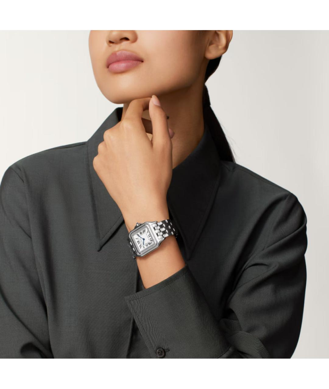 CARTIER Серебряные металлические часы, фото 2