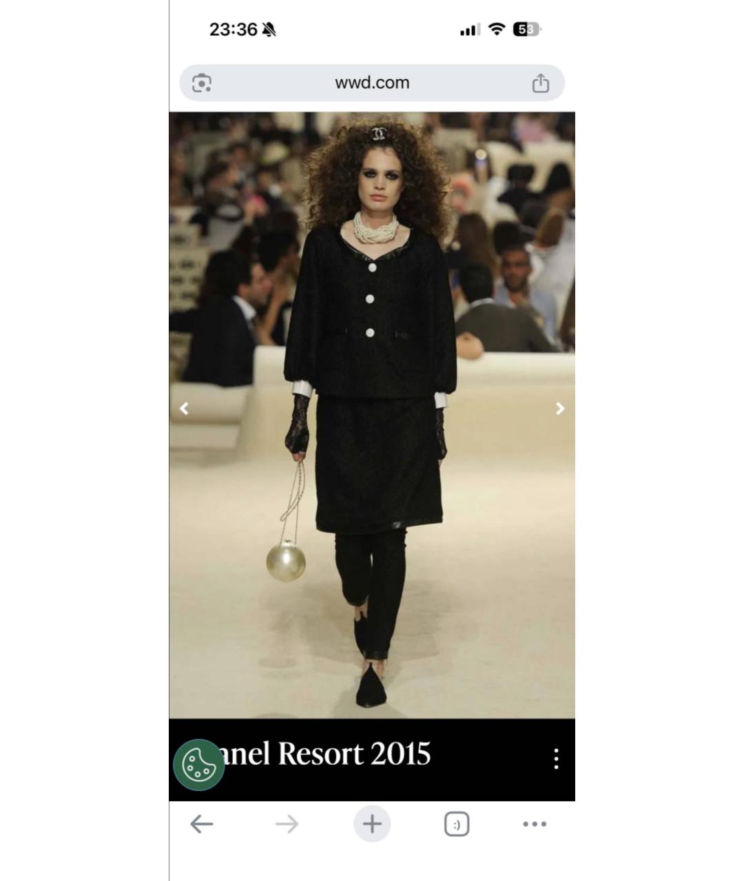 CHANEL Черные замшевые мюли, фото 8