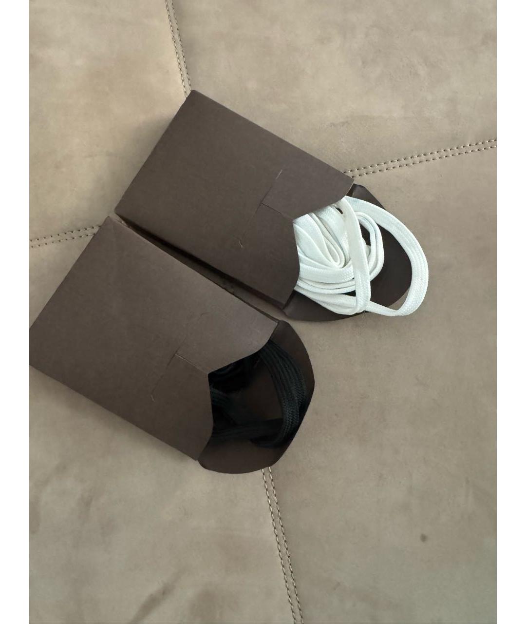 LOUIS VUITTON Черные кожаные низкие кроссовки / кеды, фото 7