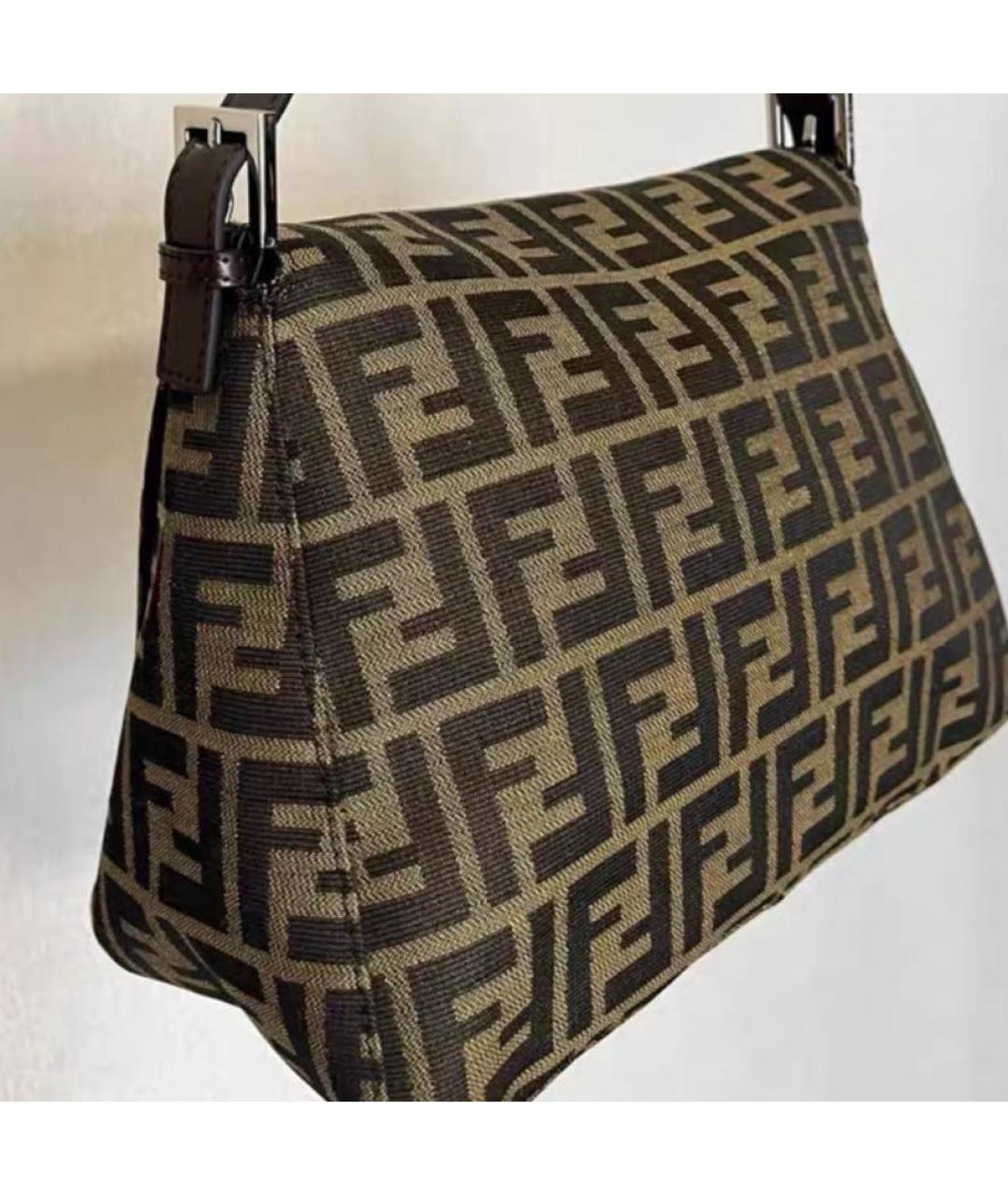 FENDI Коричневая сумка через плечо, фото 3