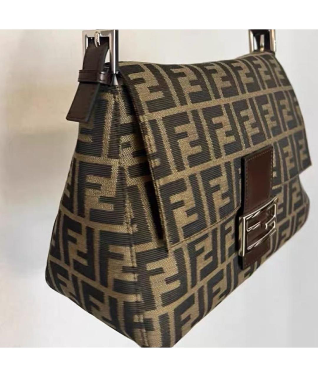 FENDI Коричневая сумка через плечо, фото 2