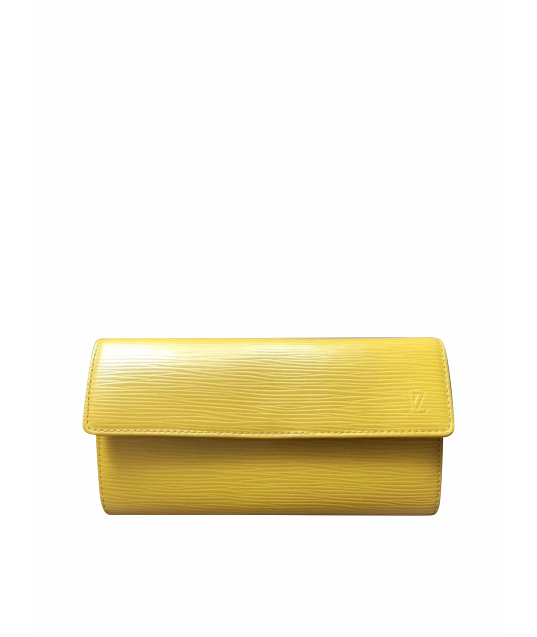 LOUIS VUITTON PRE-OWNED Желтый кожаный кошелек, фото 1