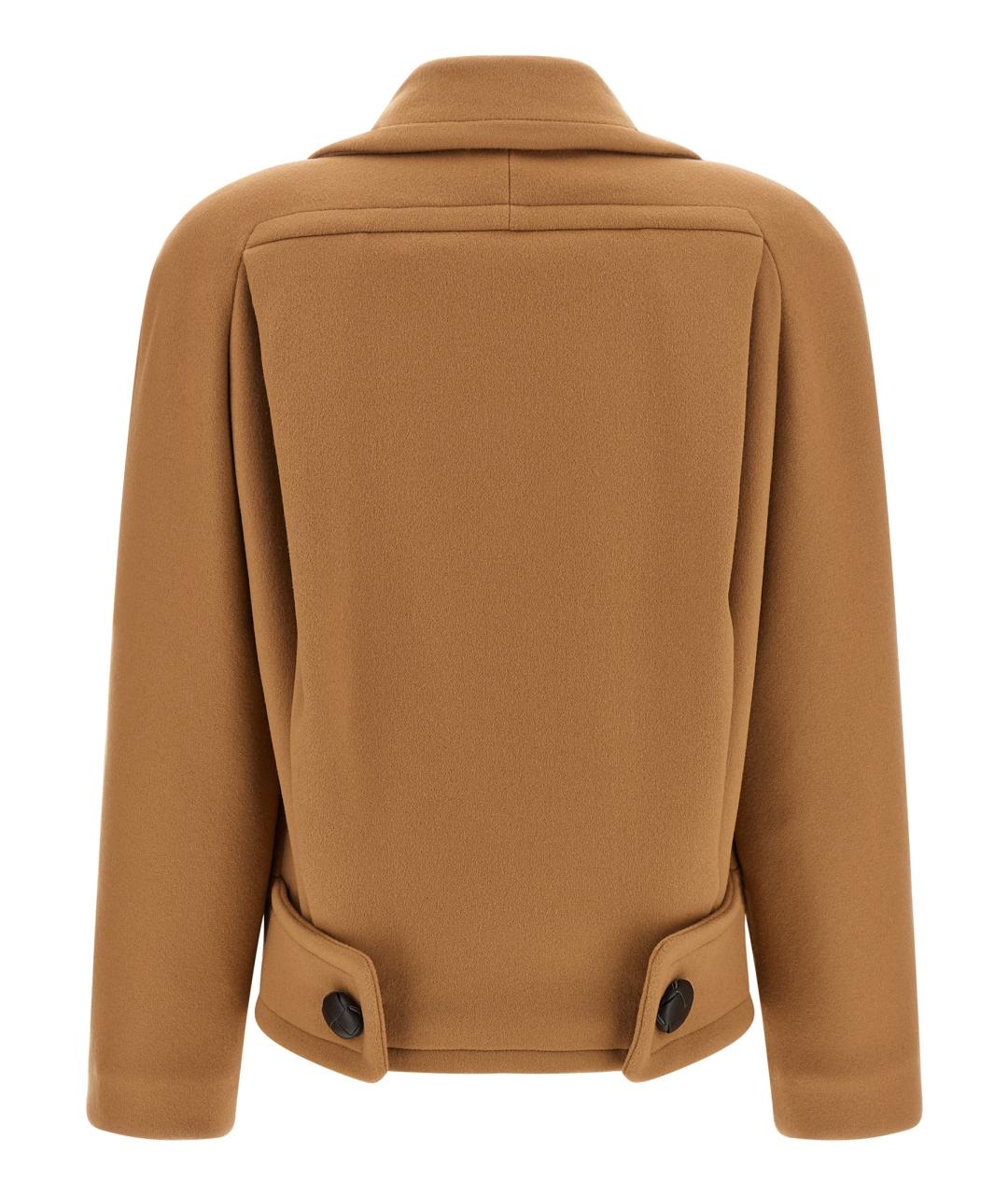 STELLA MCCARTNEY Бежевое шерстяное пальто, фото 2