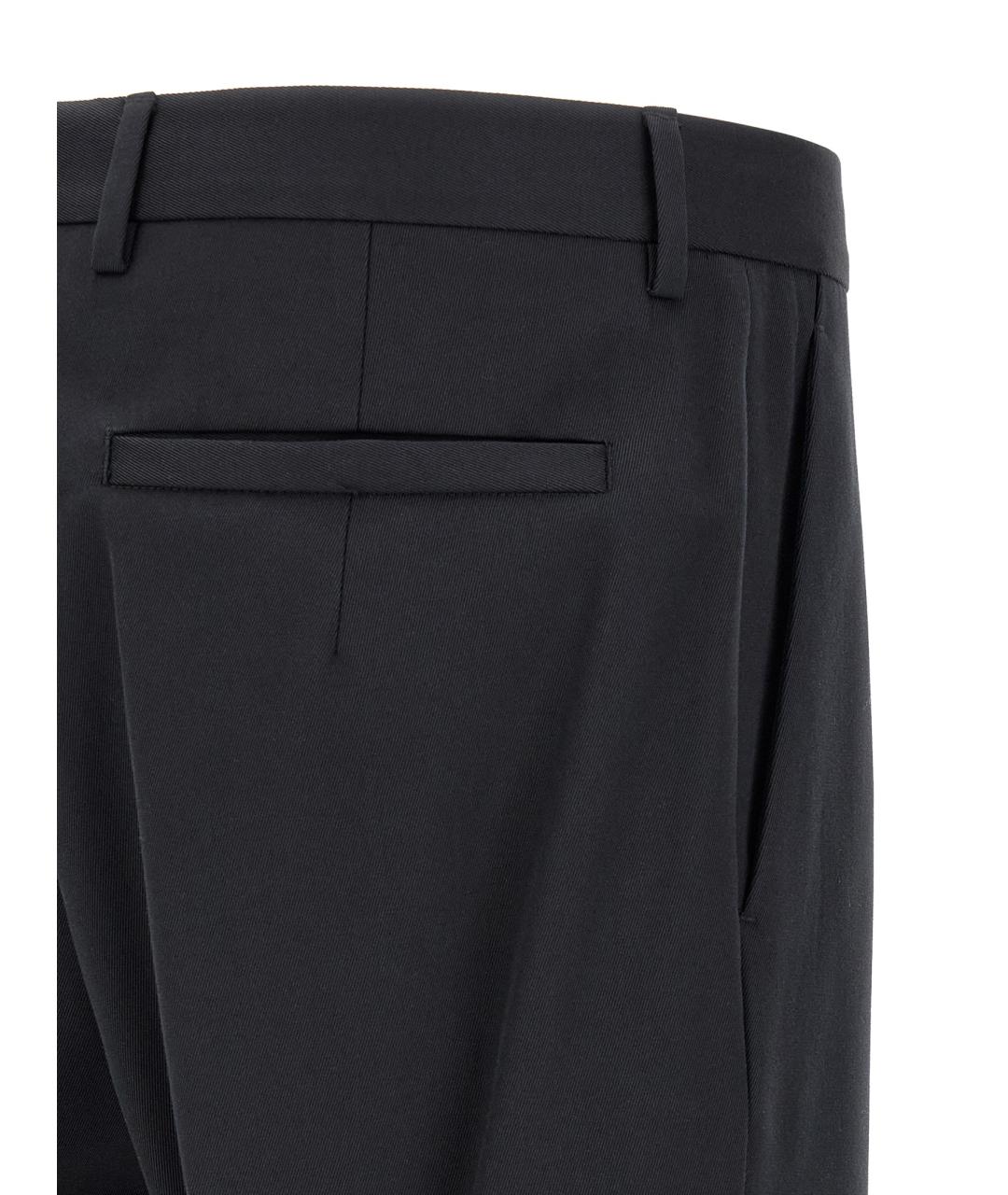 ZEGNA Синие хлопковые повседневные брюки, фото 4