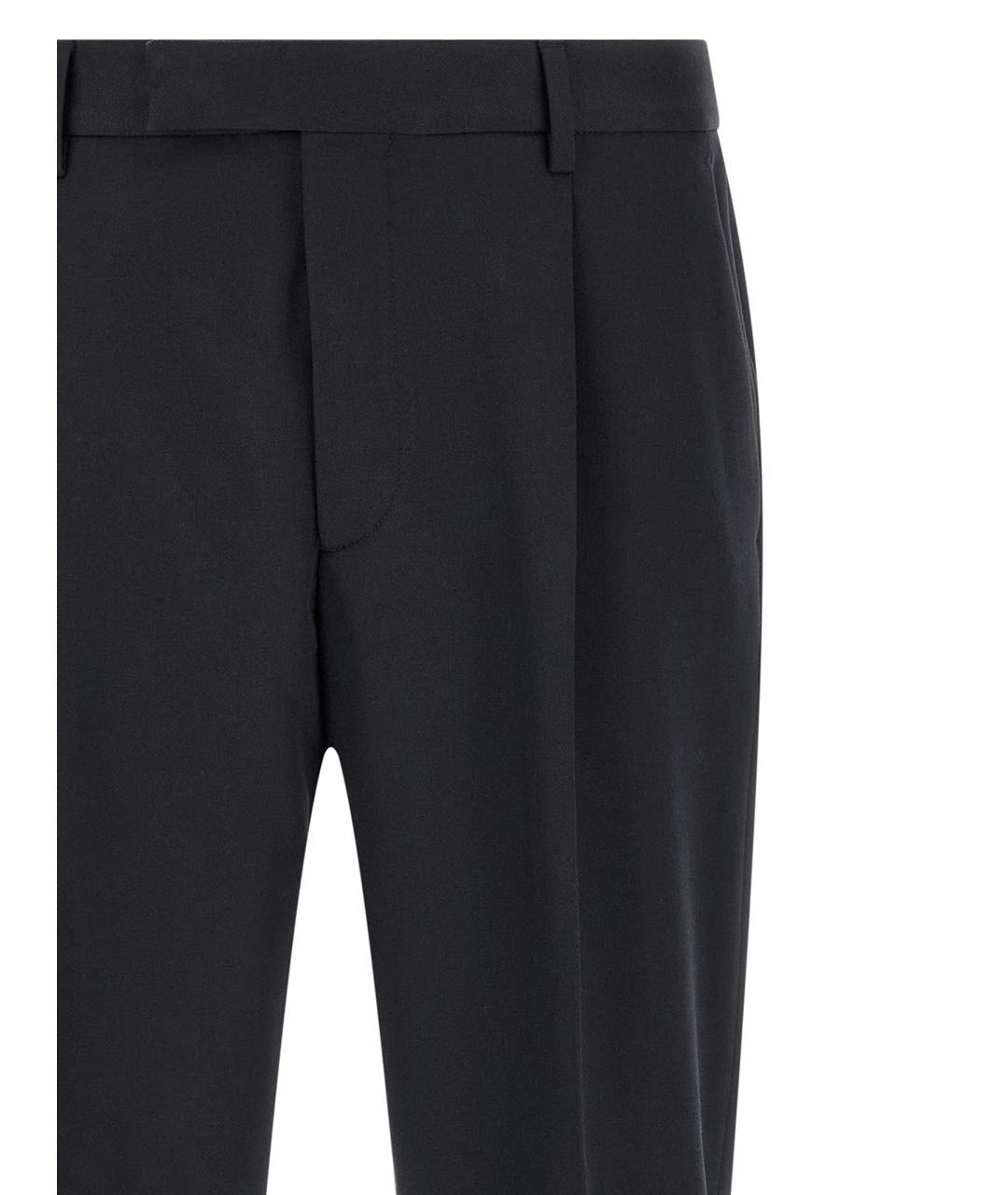ZEGNA Синие хлопковые повседневные брюки, фото 3