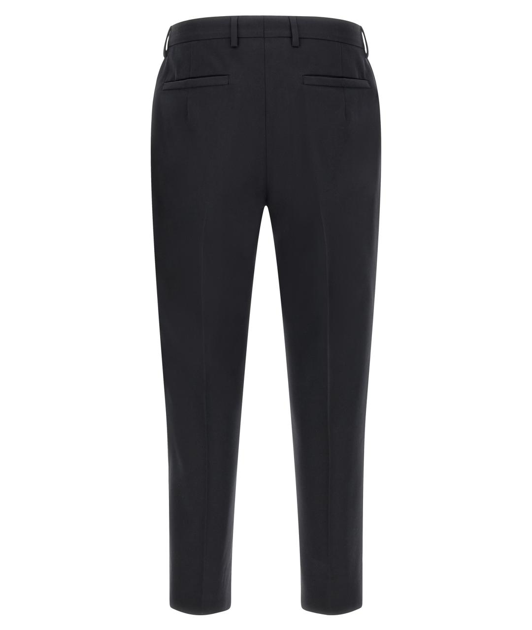 ZEGNA Синие хлопковые повседневные брюки, фото 2