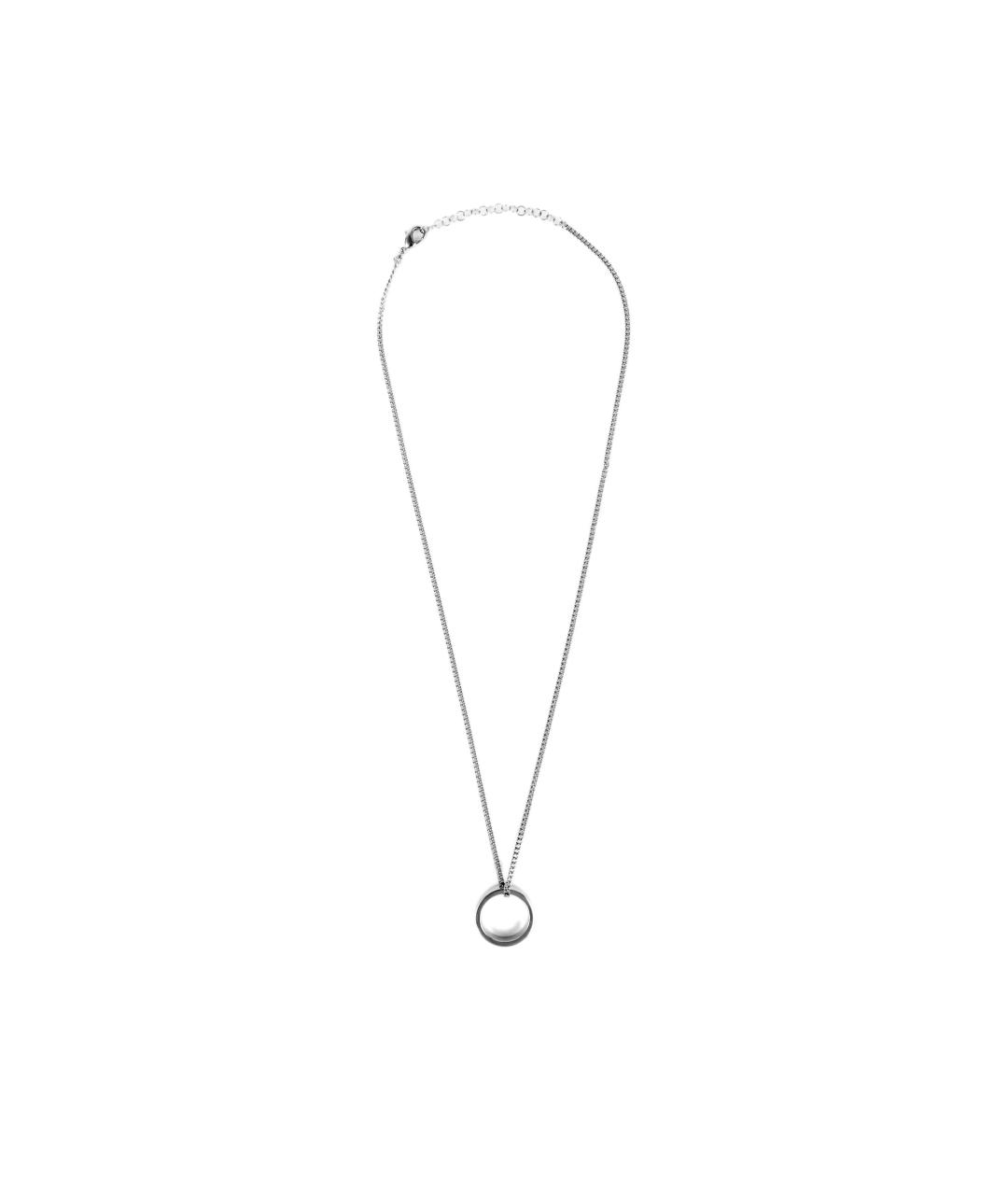 MM6 MAISON MARGIELA Серебряное латунное колье, фото 4