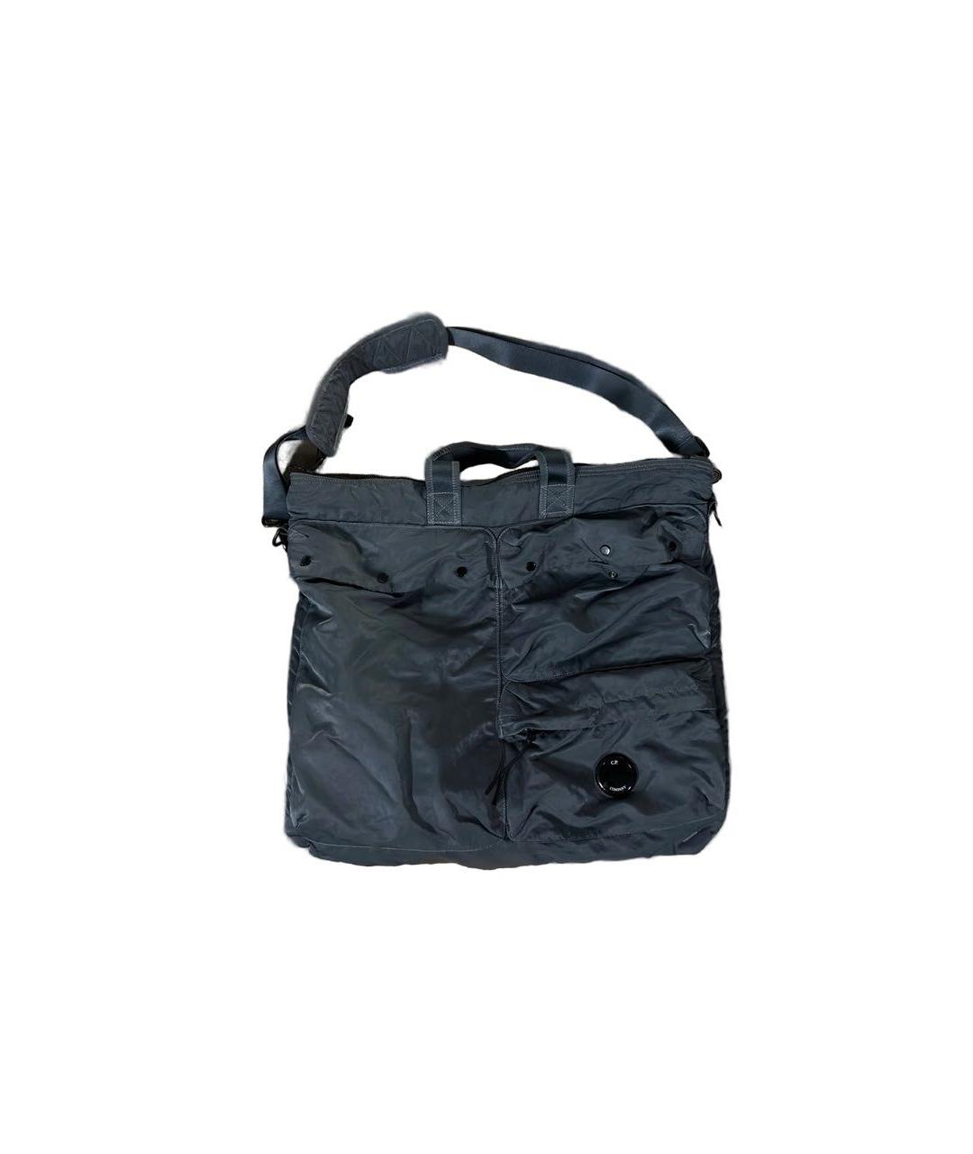 CP COMPANY Синяя нейлоновая сумка тоут, фото 5