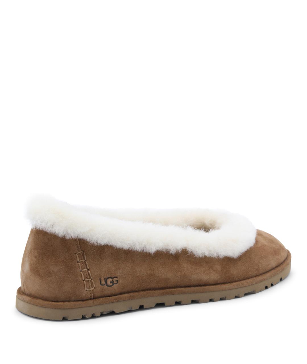 UGG Коричневые замшевые лоферы, фото 5