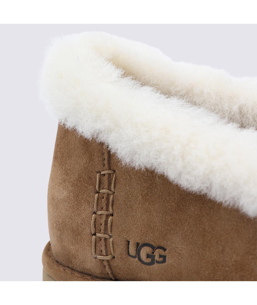 UGG Коричневые замшевые лоферы, фото 8
